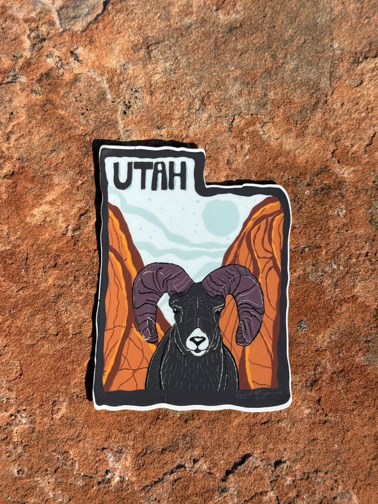 Utah Desert Bighorn Sticker