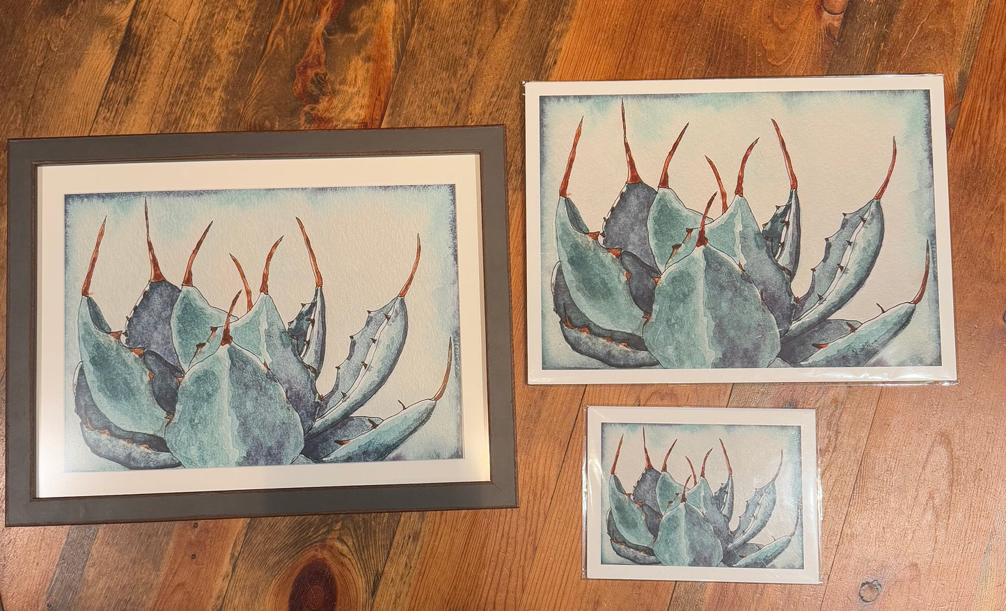 Artichoke Agave Watercolor Giclee