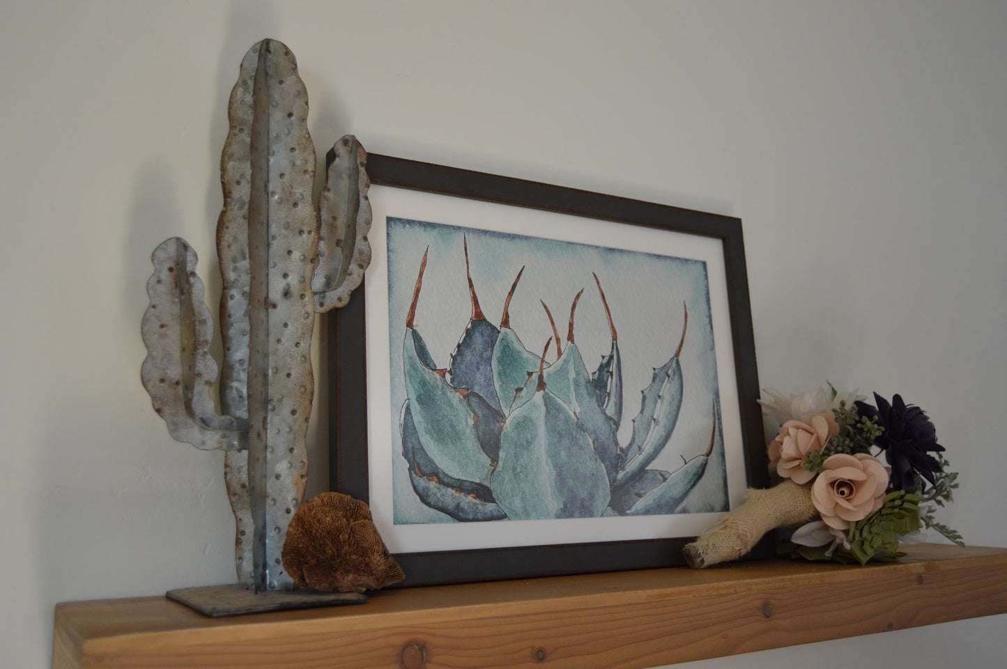 Artichoke Agave Watercolor Giclee