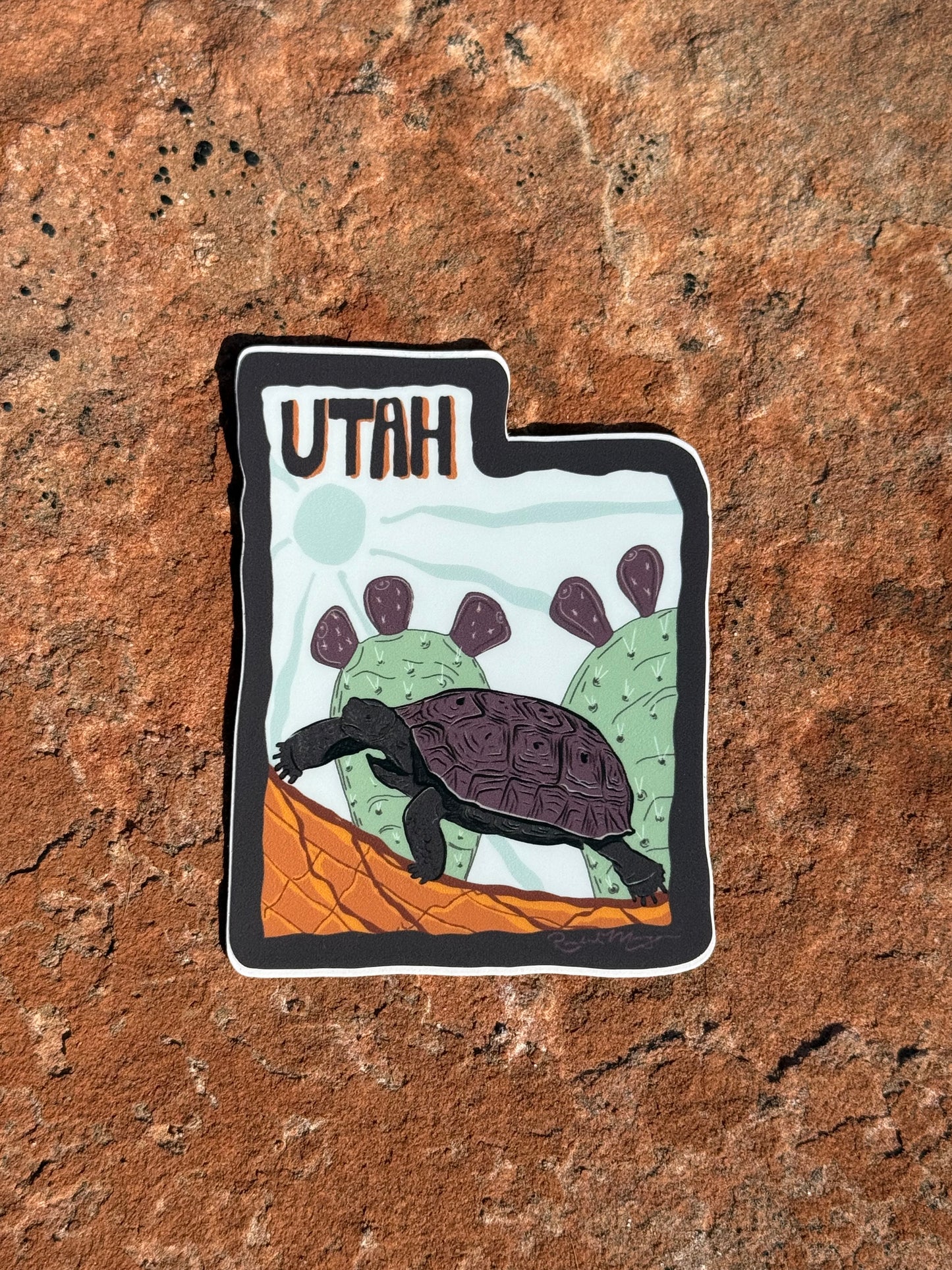 Utah Desert Tortoise Sticker