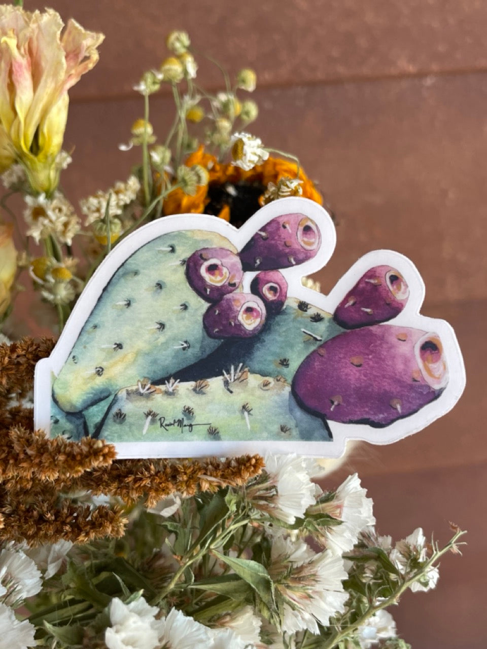 Prickly Pear Fruit Sticker