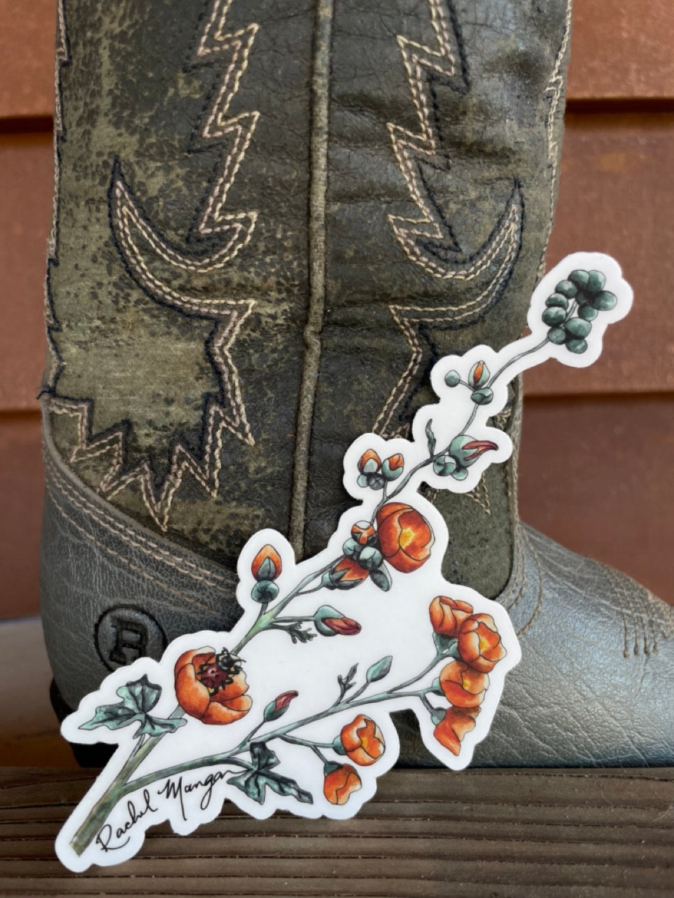 Desert Globemallow Sticker 6"